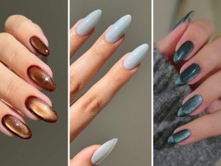 Modele unghii de iarnă: idei creative cu gel, baby boomer, sclipici și motive de Crăciun simple