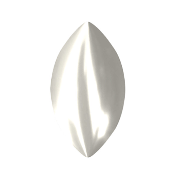 Swarovski 8*4.5 mm Crystal White Pearl 20 buc
