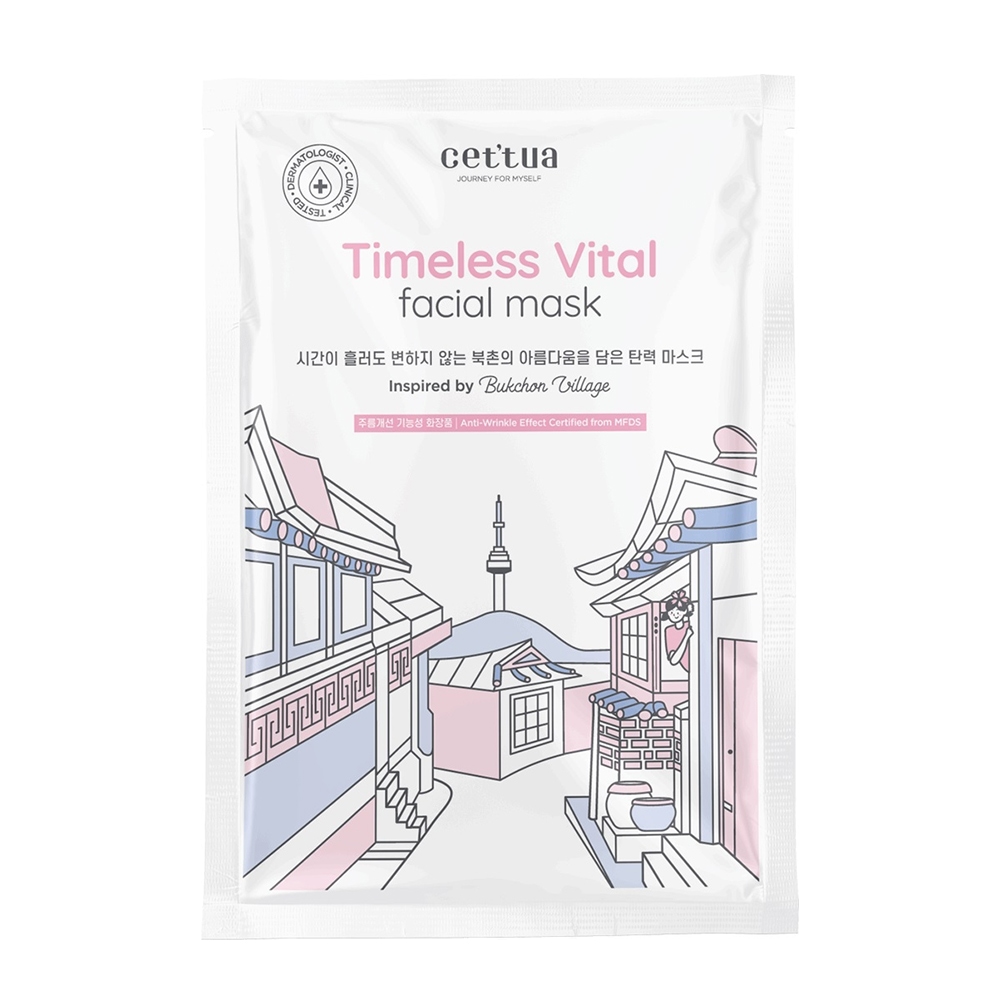 Masca tip servetel anti-age TIMELESS BUKCHON VILLAGE - Cettua 20g