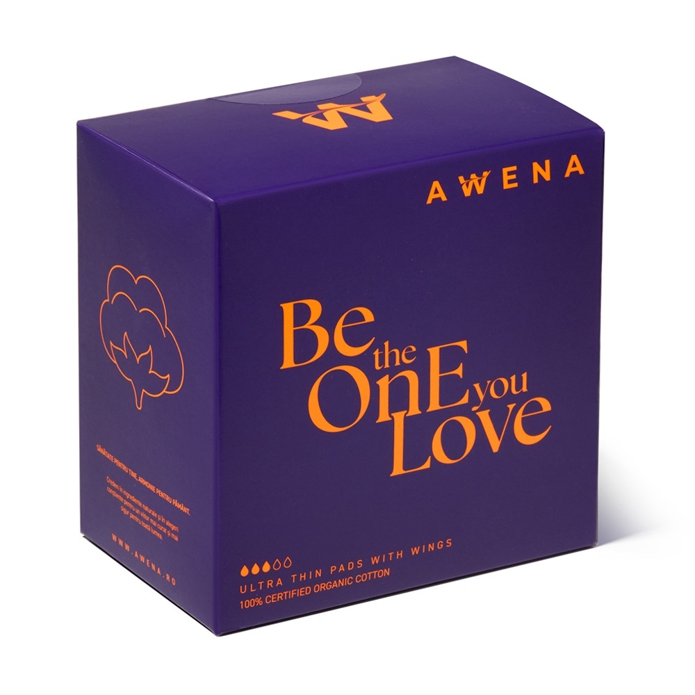 100% organic cotton sanitary pads - AWENA