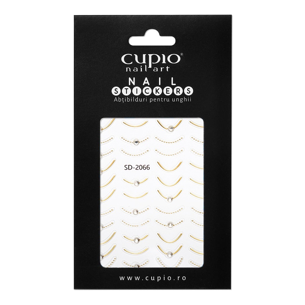 Sticker pentru unghii Cupio - Gold crystal