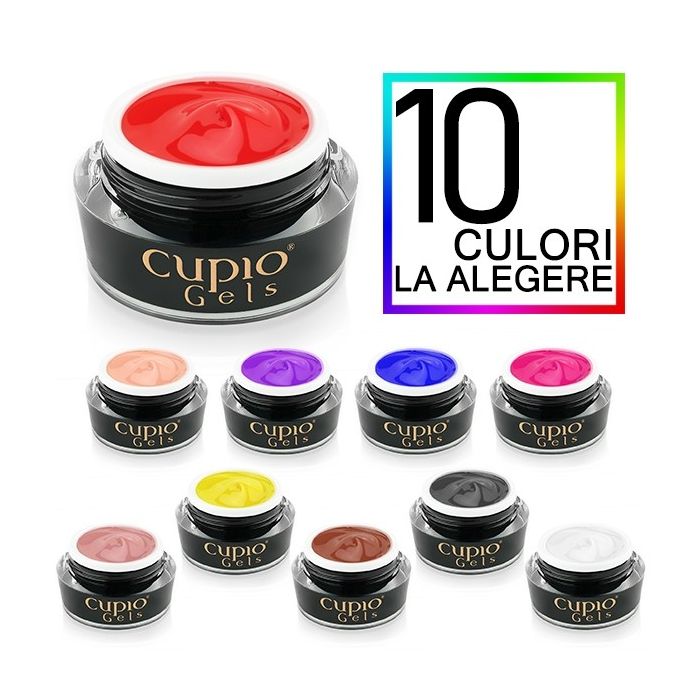 Kit manichiura 10 geluri colorate Cupio