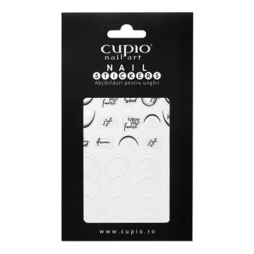 Abtibild pentru unghii Cupio French - All White