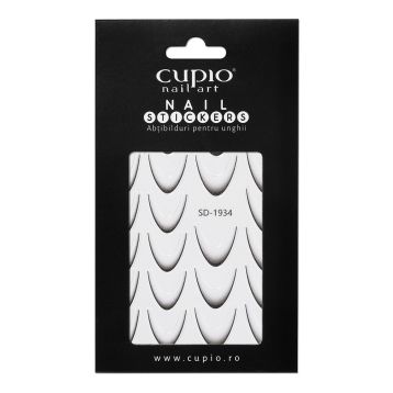 Abtibild pentru unghii Cupio French - Black