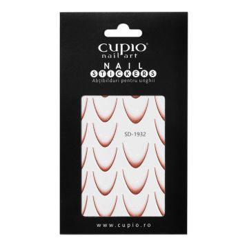 Abtibild pentru unghii Cupio French - Brown