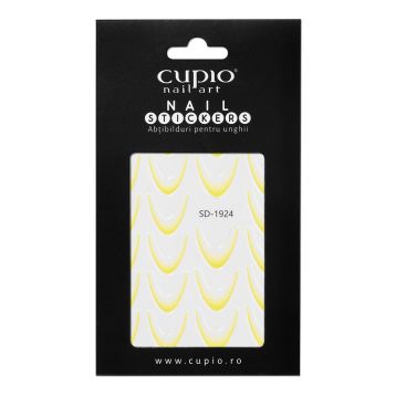 Abtibild pentru unghii Cupio French - Yellow