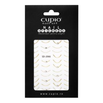 Sticker pentru unghii Cupio - Gold crystal