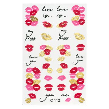 Tatuaj pentru unghii Cupio More Amor Por Favor