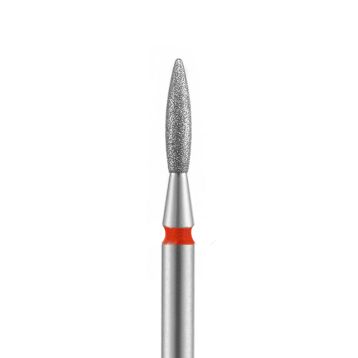 Bit diamantat flacara, granulatie fina, 2.3mm varf rotunjit