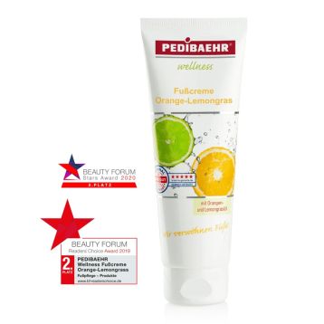Crema pentru picioare cu ulei de portocale si lime - Baehr 30ml 