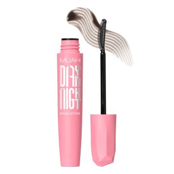 Gel fixator pentru sprancene Muah Day'n Night - Dark Brown