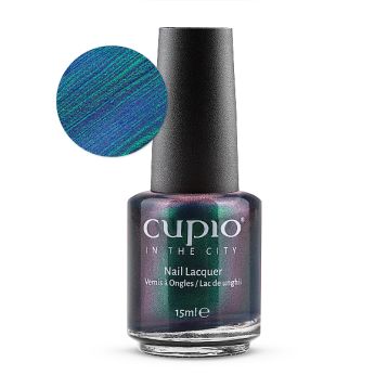 Lac de unghii Cupio in the City - Chameleon Blue Purple 15 ml 