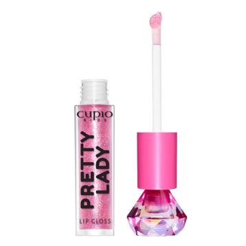 Luciu de buze pentru copii Cupio Kids Pretty Lady - Pink Star