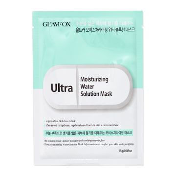 Masca de fata Glamfox - Ultra Moisturizing Water Solution 