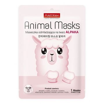Masca hidratanta pentru fata ALPACA - PUREDERM 21 ml