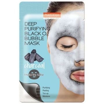 Masca pentru curatare profunda cu Carbune - PUREDERM 20 g 