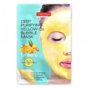 Masca pentru curatare profunda cu Turmeric - PUREDERM 20g 