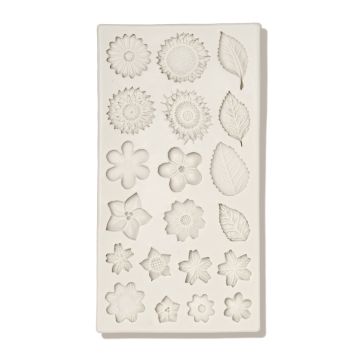 Mulaj din silicon pinx. - Flower Mix