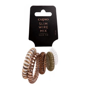 Set 5 elastice par spirala Cupio - Ponytail Mix