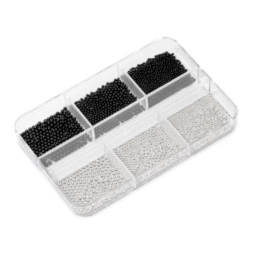 Set caviar unghii Black&Silver