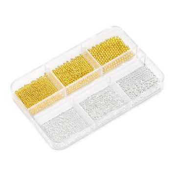 Set caviar unghii Silver&Gold