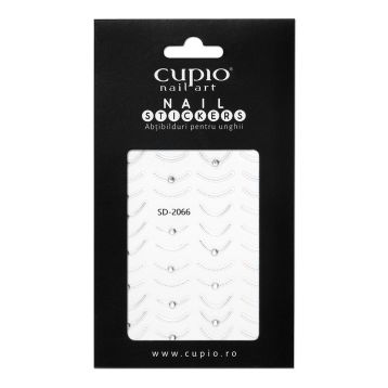Sticker pentru unghii Cupio - Silver crystal