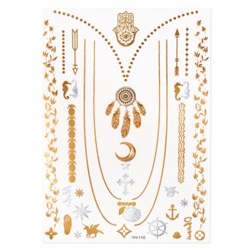 Tatuaj pentru corp Golden Goddess - T1
