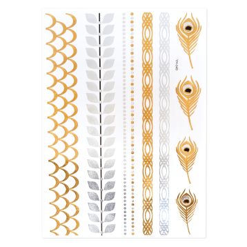Tatuaj pentru corp Golden Goddess - T6
