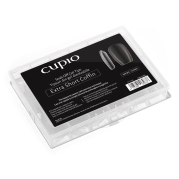 Tipsuri full nail dizolvabile set 240buc - Extra Short Coffin
