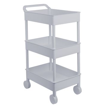 Ucenic pentru salon cu 3 rafturi - Multi Style MZT-0130