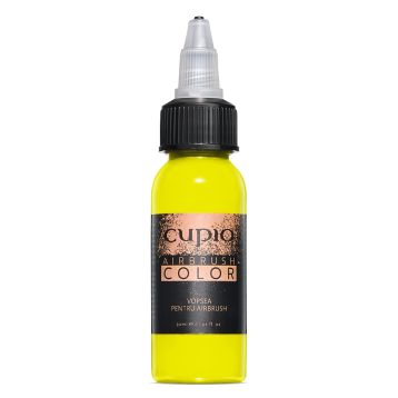 Vopsea pentru Airbrush Cupio - Neon Lemon Yellow 