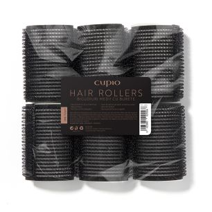 Set Bigudiuri medii cu burete Cupio 6 buc. 4*6.3cm