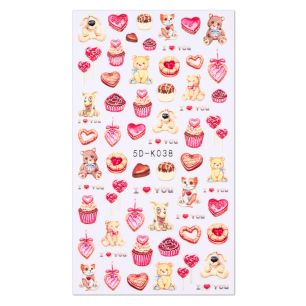 Abtibild 5D unghii K038