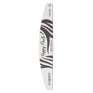 Pila pentru unghii Cupio 100/150 Happy Nails - Zebra