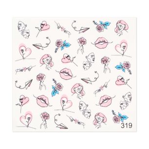 Tatuaj 3D unghii Cupio 319