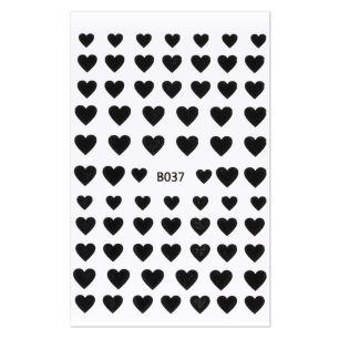 Abtibild unghii Love B037 Black