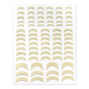 Abtibild pentru unghii Shiny Gold #10