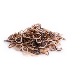Elastice invizibile pentru par Cupio set 300 - Mix of Brown