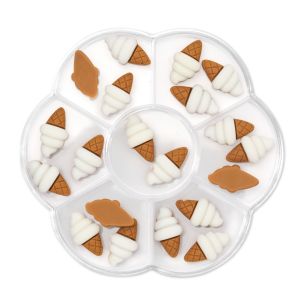 Set decor 3D pentru unghii pinx. 20buc - Ice Cream