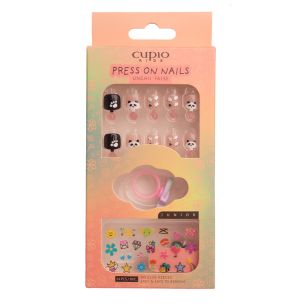 Set unghii false pentru copii Cupio Kids JUNIOR - Find The Panda
