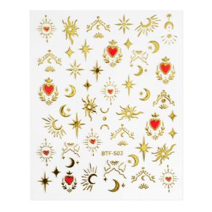 Abtibild unghii BTF-S03 Gold