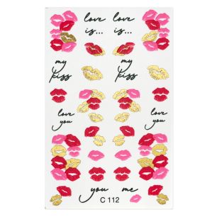 Tatuaj pentru unghii Cupio More Amor Por Favor