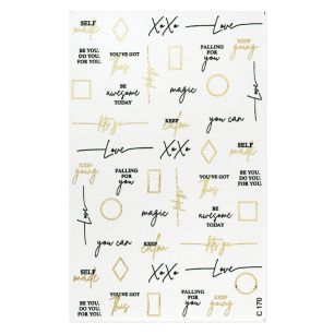 Tatuaj pentru unghii Cupio - XoXo