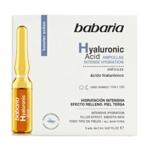 Fiole Babaria cu Acid Hialuronic pentru hidratare