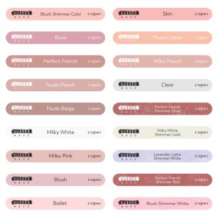 Sticker paletar set Rubber Base French Collection