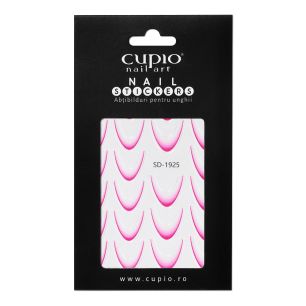 Abtibild pentru unghii Cupio French - Fuchsia