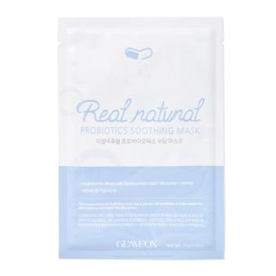 Masca de fata Glamfox - Real Natural Probiotics Soothing 