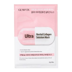 Masca de fata Glamfox - Ultra Revital Collagen Solution 