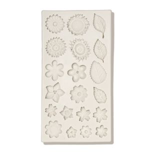 Mulaj din silicon pinx. - Flower Mix