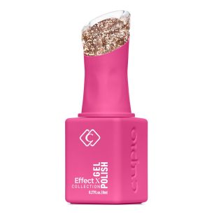 Oja semipermanenta Cupio Effect X Collection - Sparkling Divas Gold Society 8ml